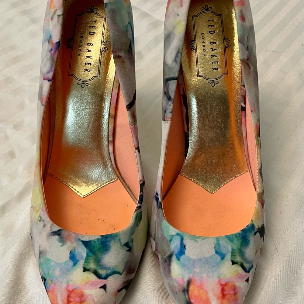 Ted Baker London Multicolor Floral Heels - Picture 5 of 15